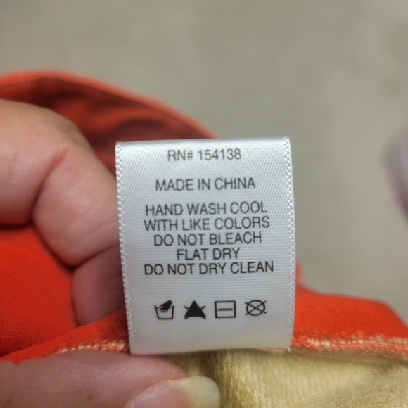 Staud Cherry Red size 10 faux leather pants - Picture 7 of 7